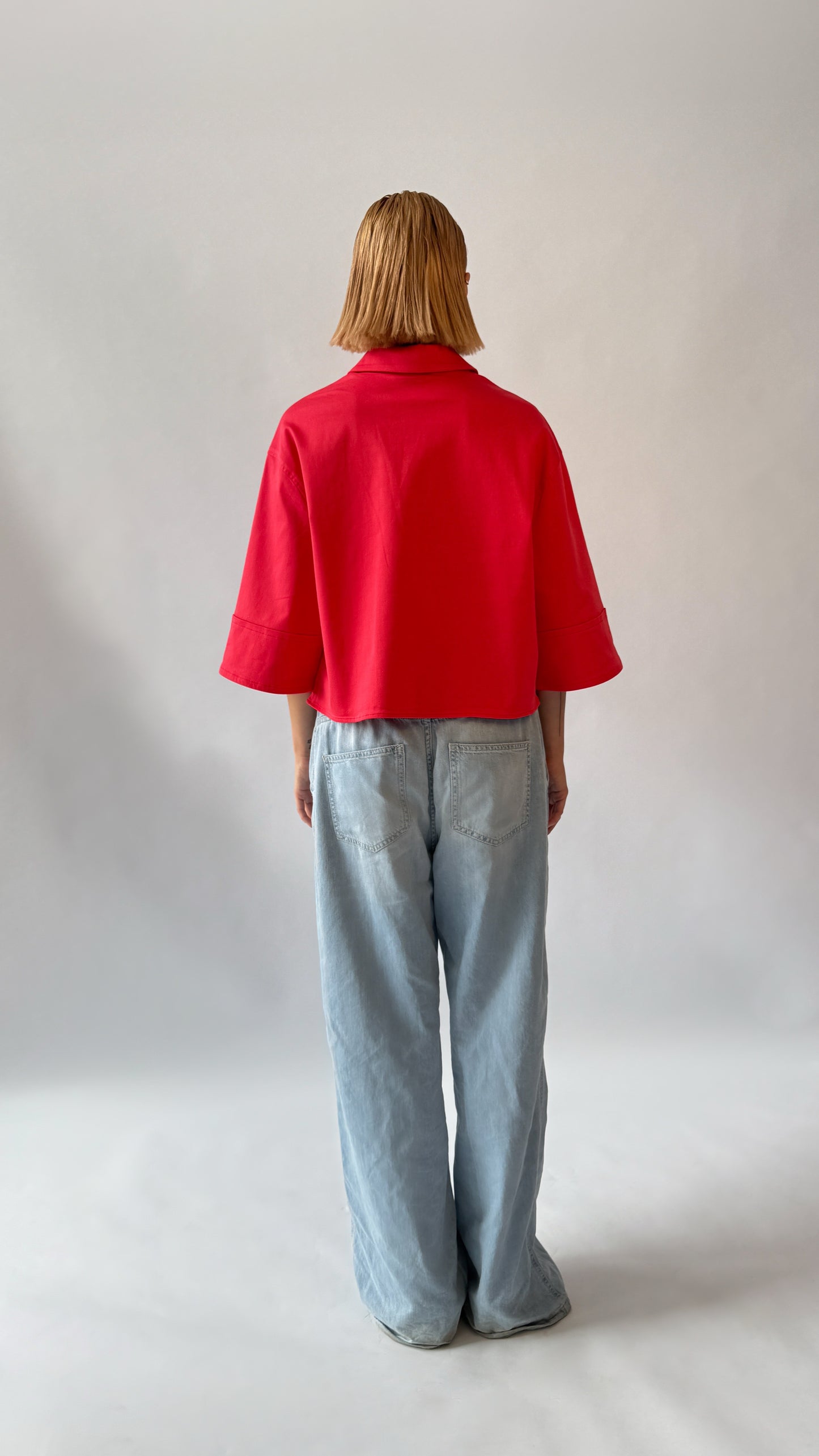 Bluse BET | washed raspberry pink