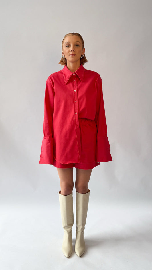 SET: OANI + SARA | washed raspberry pink