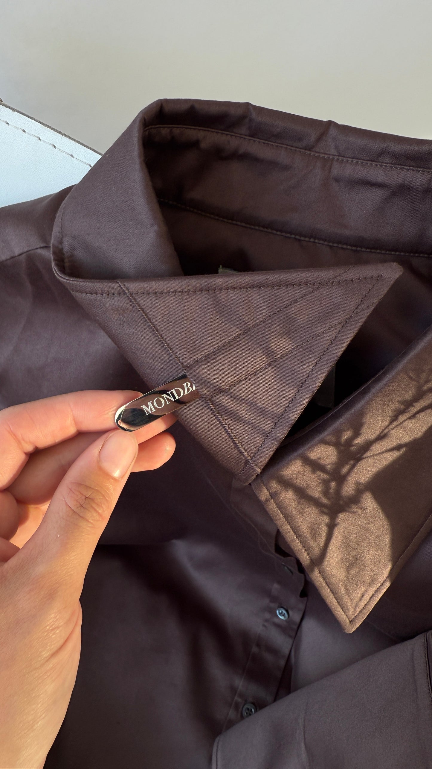 Bluse OANI | dark brown