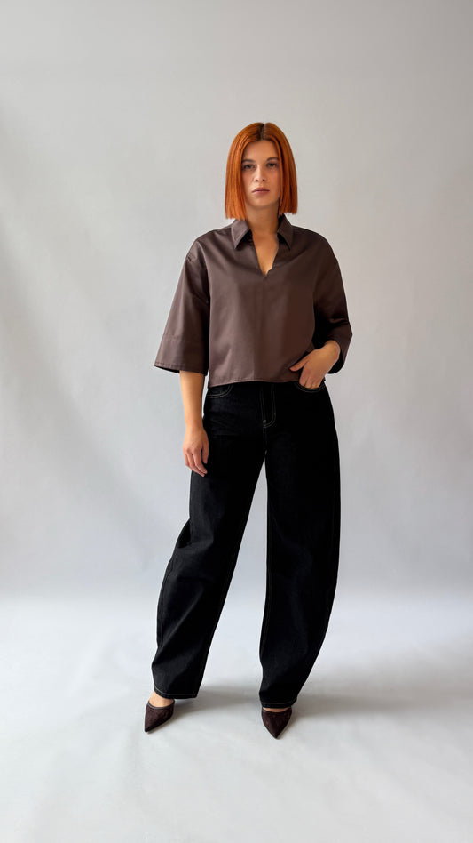 Bluse BET | dark brown