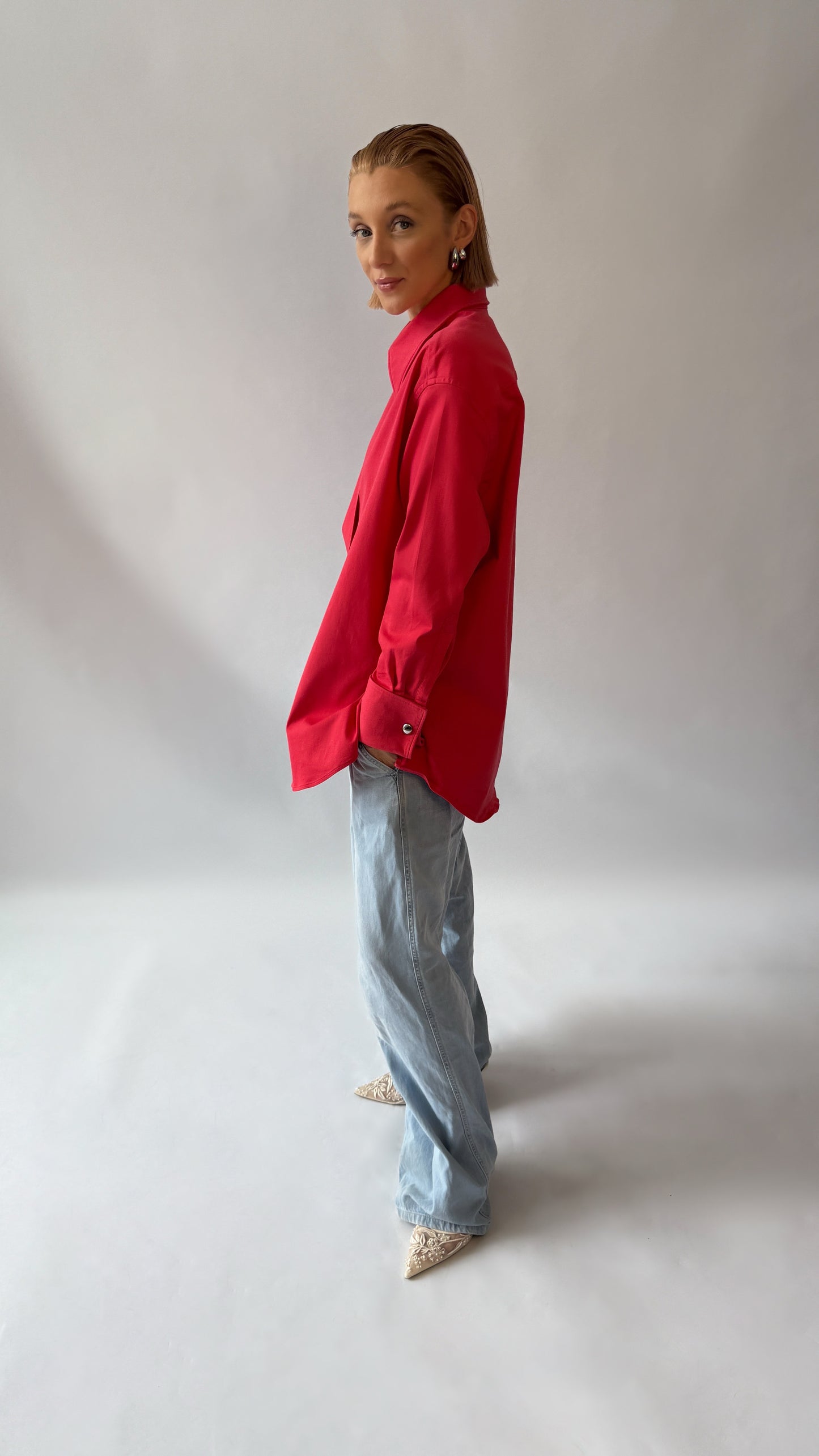 Bluse OANI | washed raspberry pink