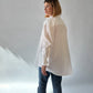damen bluse oversized weiß